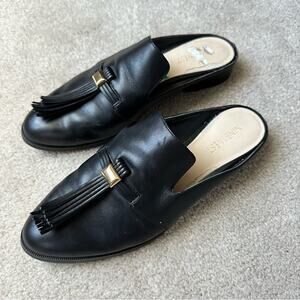 Nine West Black slip on flats size 7.5